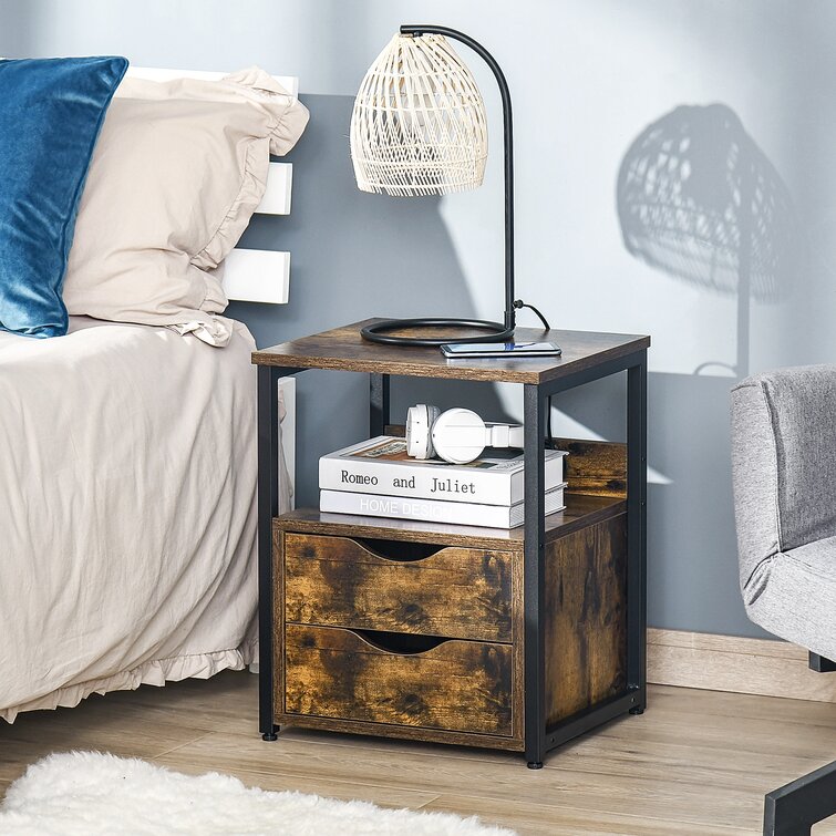 Bedside deals cabinet wayfair